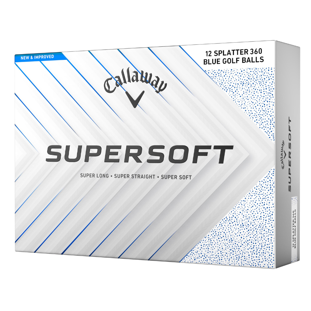 Callaway Supersoft Splatter Golf Balls