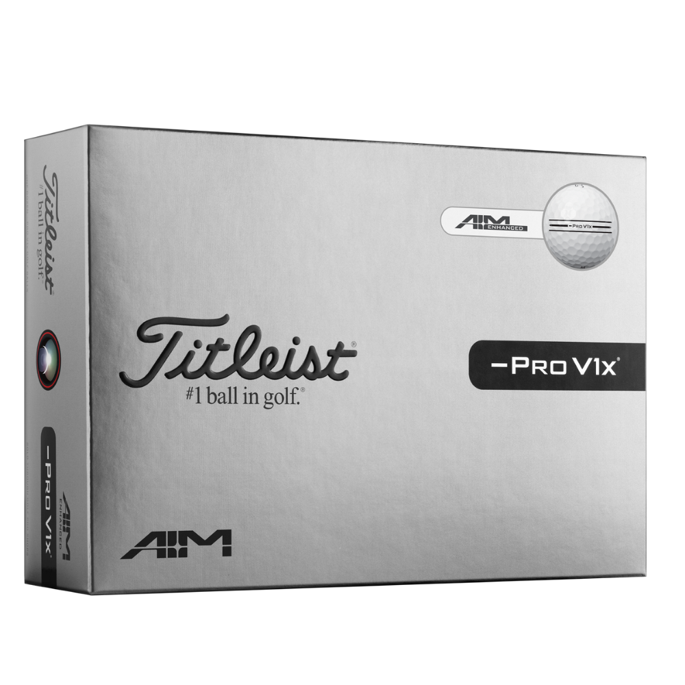 Titleist -Pro V1x Left Dash Aim Performance Golf Balls