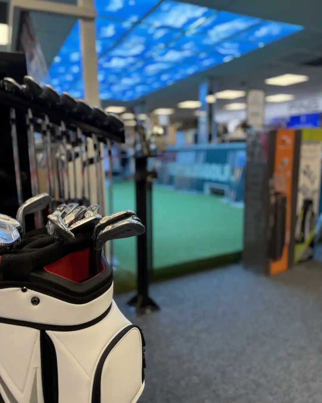 Golf shop at the Express Golf Centre